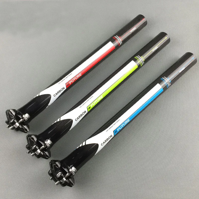 FUTURE full carbon fiber road mtb bicycle seat post bike seatpost bicycle parts 350/400mm x 31.6/30.8/27.2mm
FUTURE full carbon fiber road mtb bicycle seat post bike seatpost bicycle parts 350/400mm x 31.6/30.8/27.2mm