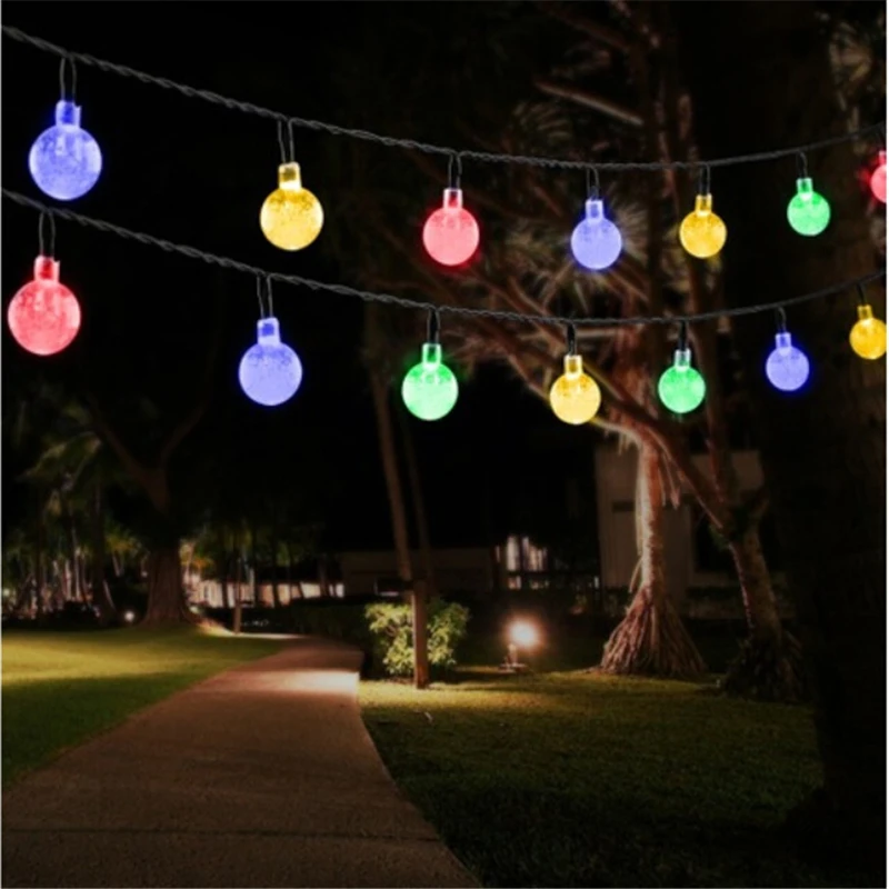 20 LED Solar Lights Crystal Ball LED String Lamp Colorful Solar String Lights Outdoor Waterproof For Outdoor Garden Xmas Wedding
20 LED Solar Lights Crystal Ball LED String Lamp Colorful Solar String Lights Outdoor Waterproof For Outdoor Garden Xmas Wedding