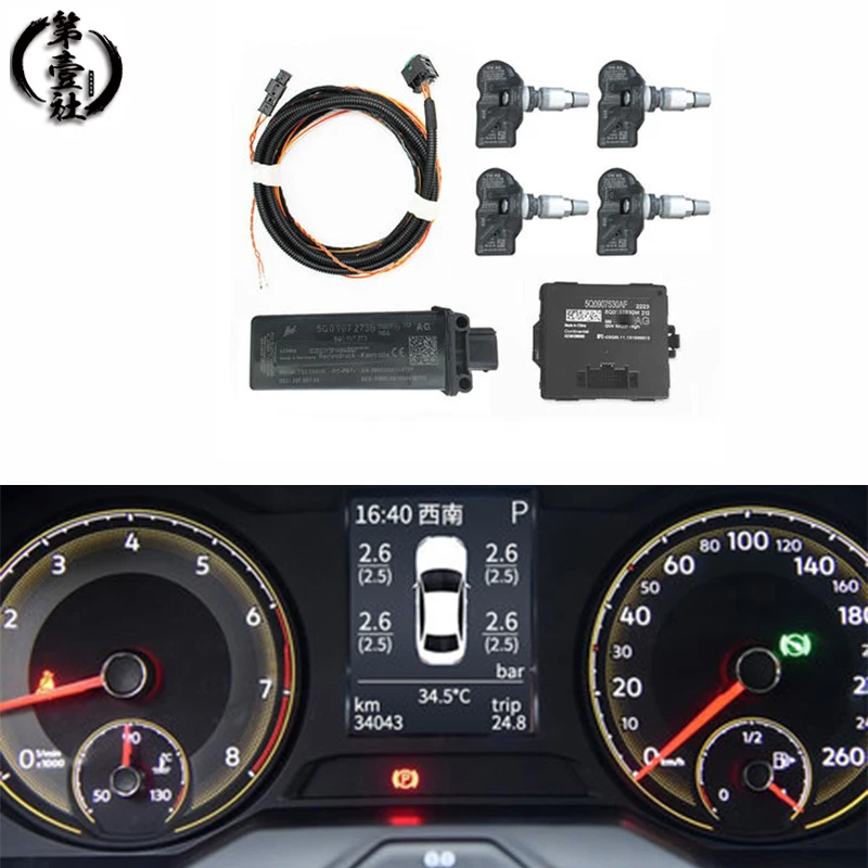 Car Tire Pressure Monitoring TPMS System For VW Golf 7 Passat B8 MQB Tiguan 2017 2.0 Wheels Tires Tire Pressure Alarm
Car Tire Pressure Monitoring TPMS System For VW Golf 7 Passat B8 MQB Tiguan 2017 2.0 Wheels Tires Tire Pressure Alarm