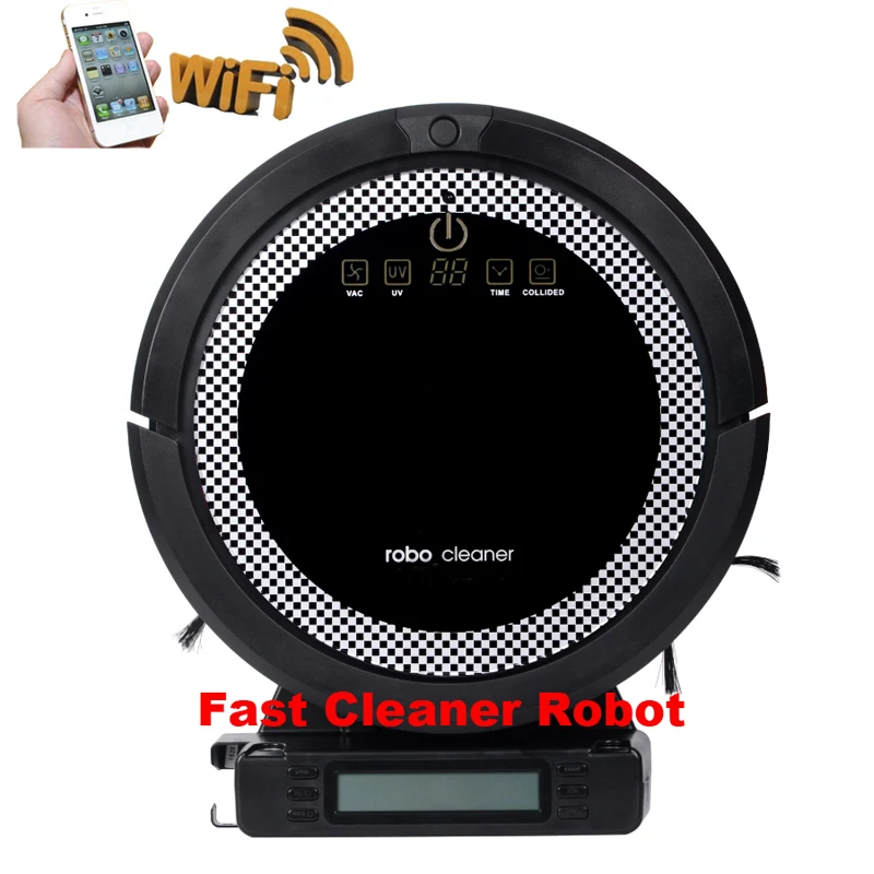 Смартфон WIFI приложение управления робот пылесос Влажная и сухая швабра