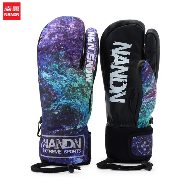 NANDA Snowboard Ski Gloves men women 3 Finger Mittens Winter -30 Skiing snowmobile windstopper snow Handschoemen monster
NANDA Snowboard Ski Gloves men women 3 Finger Mittens Winter -30 Skiing snowmobile windstopper snow Handschoemen monster