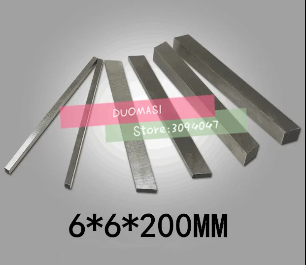 HRC60 6*6*200mm High-speed steel Sharp steel STEEL BILLETS blade Flat HSS Turning tool DIY knife material, Lathe tool
HRC60 6*6*200mm High-speed steel Sharp steel STEEL BILLETS blade Flat HSS Turning tool DIY knife material, Lathe tool