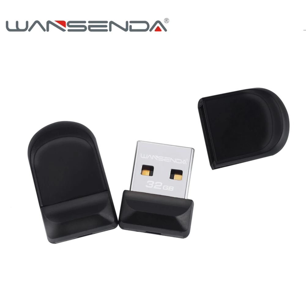 WANSENDA мини USB флэш-накопитель 64 ГБ 32 супер Миниатюрный 16 Гб Флешка мини-флешка 8 4