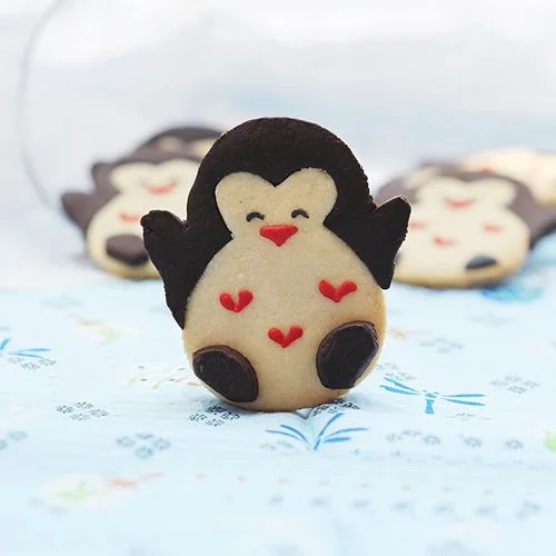 Резак для печенья из нержавеющей стали с мультяшным пингвином 
Резак для печенья из нержавеющей стали с мультяшным пингвином