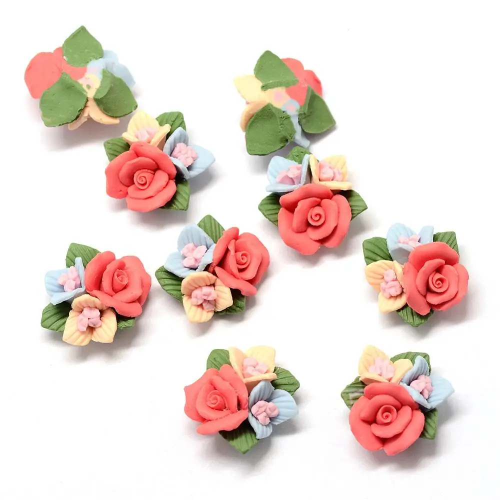 50pcs Handmade Flower Porcelain Cabochons China Clay Beads,Jewelry Findings for DIY , 21~24x22~23.5x12~12.5mm
50pcs Handmade Flower Porcelain Cabochons China Clay Beads,Jewelry Findings for DIY , 21~24x22~23.5x12~12.5mm