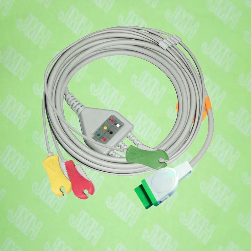 Совместим с 11pin GE Marquette ECG машины, цельный ECG кабель и leadwire 3 свинцовый зажим, IEC или AHA.
Совместим с 11pin GE Marquette ECG машины, цельный ECG кабель и leadwire 3 свинцовый зажим, IEC или AHA.