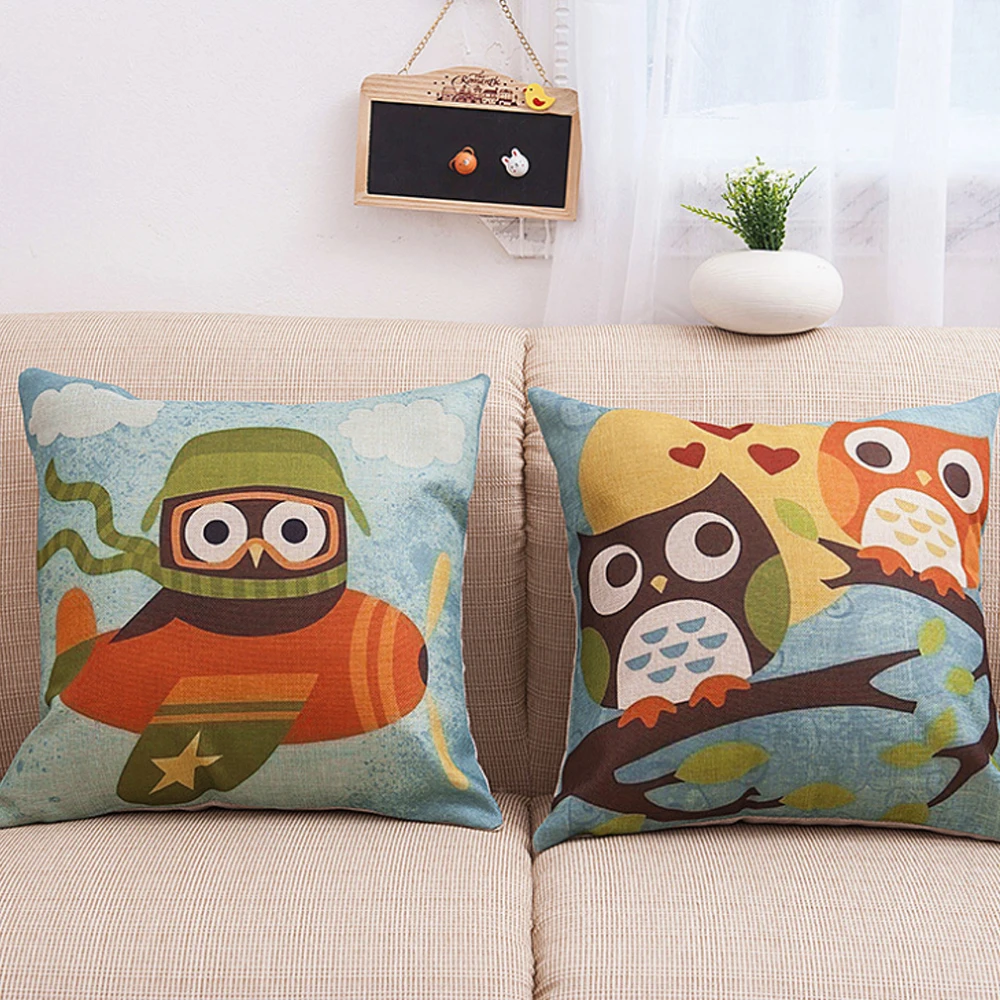 Fashion anime cartoon owl linen hug pillowcase 45x45cm Pillow Cases Home Decorative pillowcase 340-0031
Fashion anime cartoon owl linen hug pillowcase 45x45cm Pillow Cases Home Decorative pillowcase 340-0031