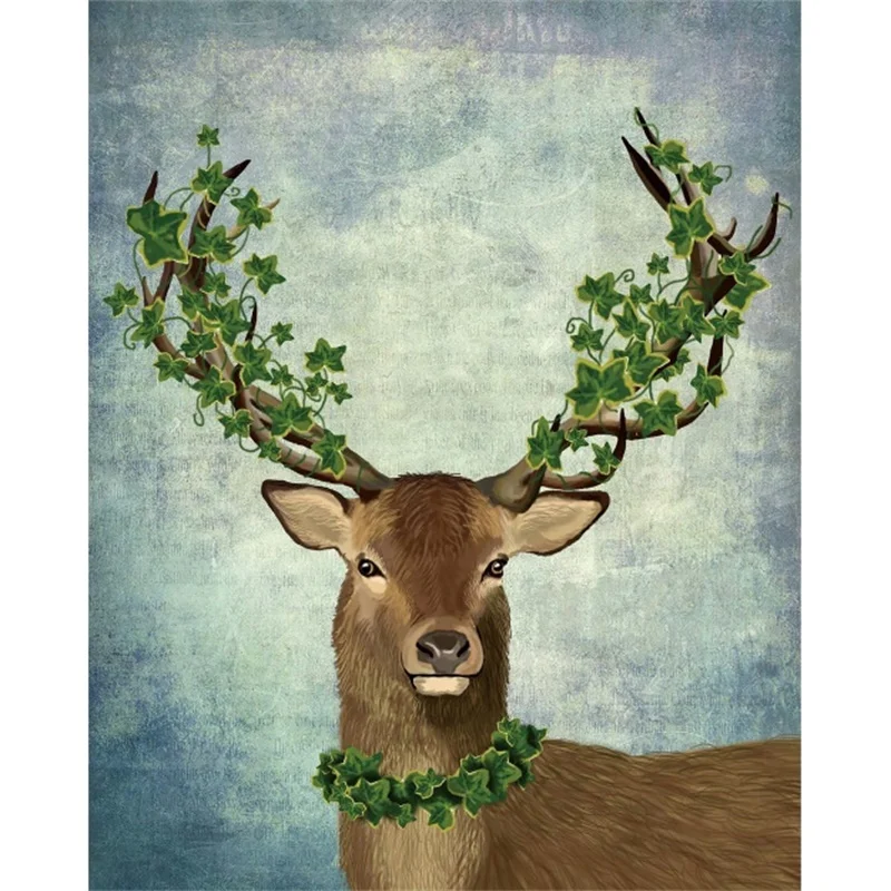 Laeacco Canvas Calligraphy Painting Wild Animal Deer with Green Leaves Posters and Prints Wall Art Pictures Living Room Decor
Laeacco Canvas Calligraphy Painting Wild Animal Deer with Green Leaves Posters and Prints Wall Art Pictures Living Room Decor