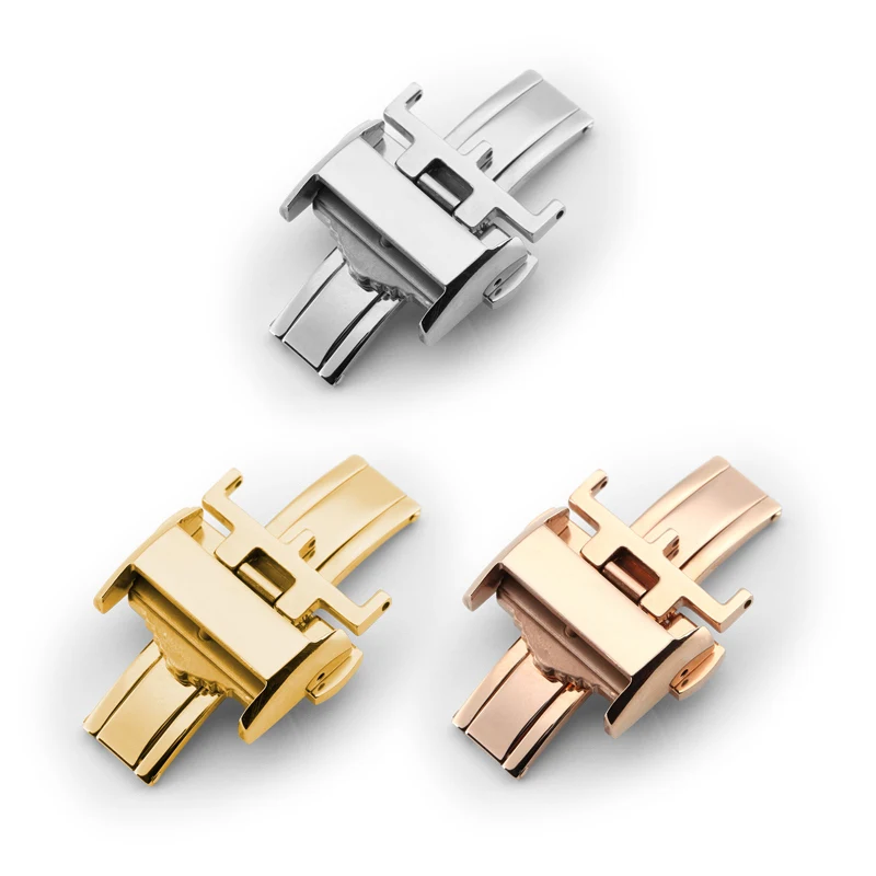 MERJUST 316L Stainless Steel 16mm 18mm Silver Gold RoseGold Buckle For Longine Leather Strap Butterfly Clasp With engraving
MERJUST 316L Stainless Steel 16mm 18mm Silver Gold RoseGold Buckle For Longine Leather Strap Butterfly Clasp With engraving