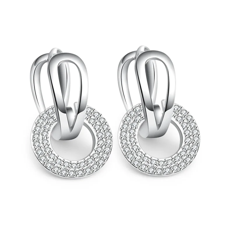 XIYANIKE Silver Color Round Jewelry Shape High Quality Earrings Retro Simple CZ Zircon For Women Girls Gift Trendy 2019
XIYANIKE Silver Color Round Jewelry Shape High Quality Earrings Retro Simple CZ Zircon For Women Girls Gift Trendy 2019