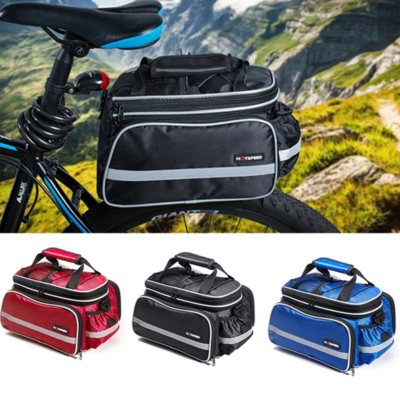 Bicycle Luggage Bag Road Mountain Bike Rear Seat Rack Cargo Carrier Container Bag with waterproof Cover Bicycle Accessories
Bicycle Luggage Bag Road Mountain Bike Rear Seat Rack Cargo Carrier Container Bag with waterproof Cover Bicycle Accessories