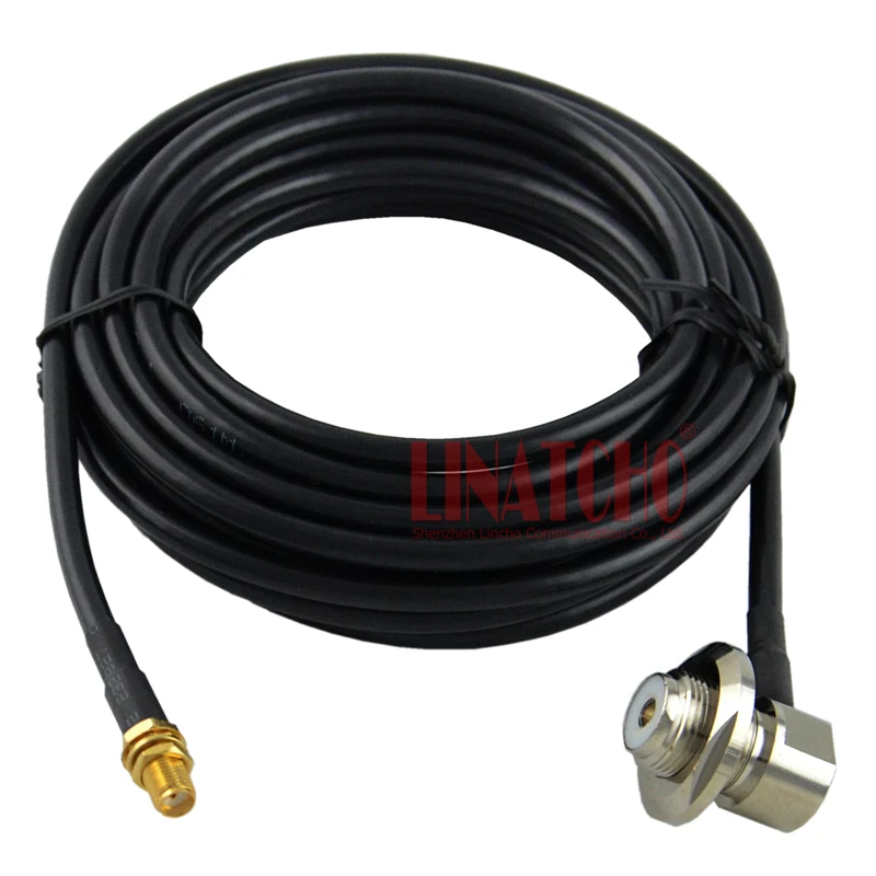 5M RG58U Coaxial Cable with SMA female and SO239 connector for handheld two way radio antenna extension
5M RG58U Coaxial Cable with SMA female and SO239 connector for handheld two way radio antenna extension