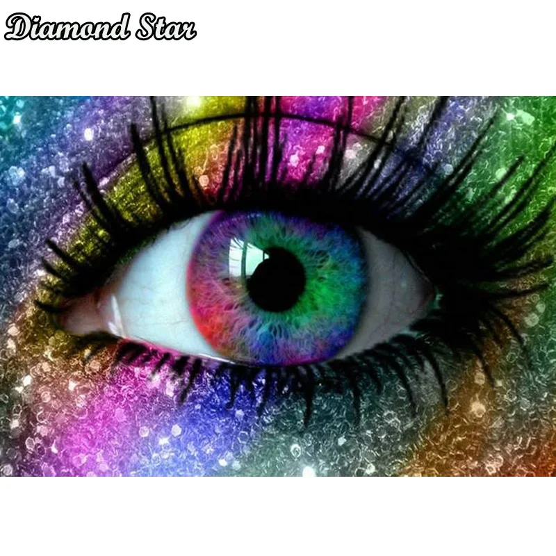 Full Square drill 5D DIY Diamond Painting "Colored eyes Embroidery Cross Stitch Rhinestone Mosaic Painting Decor Gift
Full Square drill 5D DIY Diamond Painting "Colored eyes Embroidery Cross Stitch Rhinestone Mosaic Painting Decor Gift