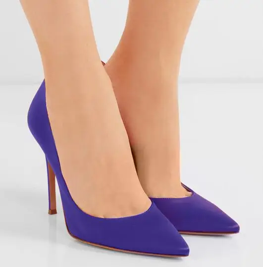 Женские вечерние туфли-лодочки на шпильке, красные, фиолетовые, синие, коричневые или розовые туфли с острым носком, без застежки, на весну, 2017
Женские вечерние туфли-лодочки на шпильке, красные, фиолетовые, синие, коричневые или розовые туфли с острым носком, без застежки, на весну, 2017