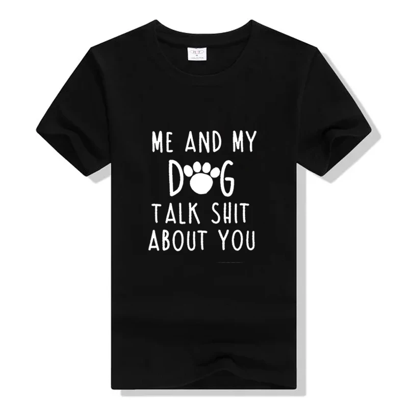 Me And My Dog Talk Shit About You Women T-Shirt Funny Stylish Dog Slogan Tee Grunge Cotton Dog Lover Trendy Dog Vintage Tops
Me And My Dog Talk Shit About You Women T-Shirt Funny Stylish Dog Slogan Tee Grunge Cotton Dog Lover Trendy Dog Vintage Tops
