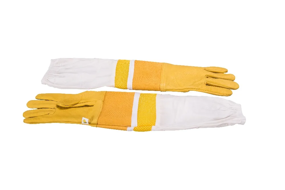 1 pair yellow beekeeping protective gloves sheepskin sleeves Anti bee for beekeepers soft professional for
1 pair yellow beekeeping protective gloves sheepskin sleeves Anti bee for beekeepers soft professional for