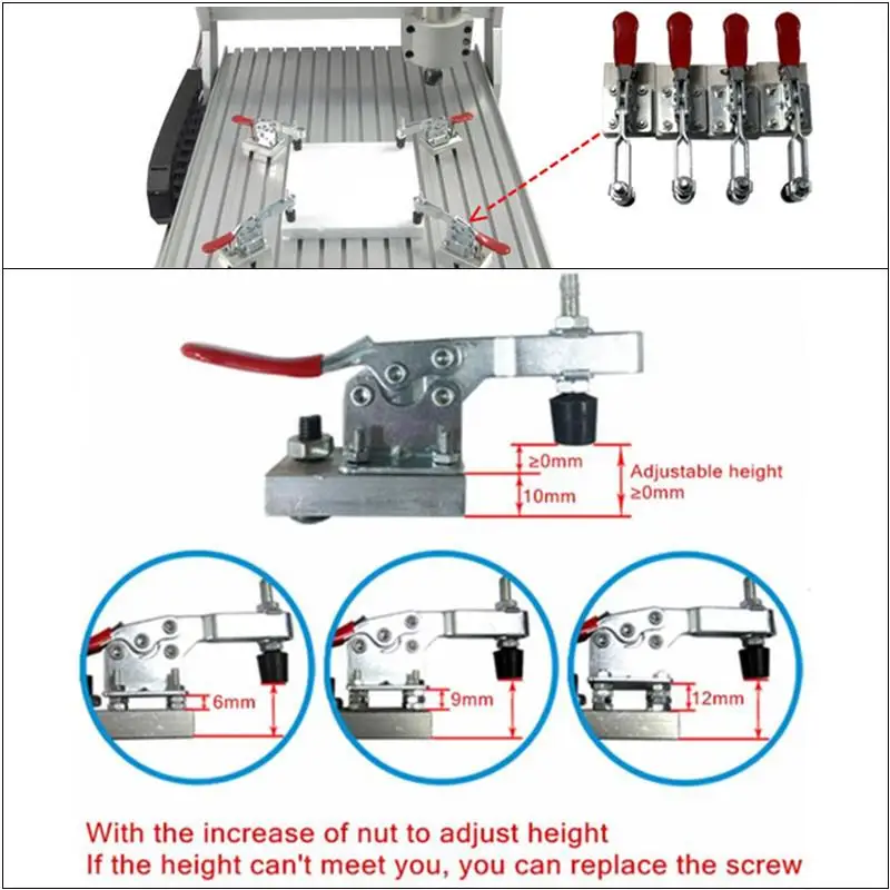 4pcs/lot CNC Engraving Machine Clamp Pressure Device Clamp Pliers Vise Workpiece Holder Aluminum Clamp Plate
4pcs/lot CNC Engraving Machine Clamp Pressure Device Clamp Pliers Vise Workpiece Holder Aluminum Clamp Plate