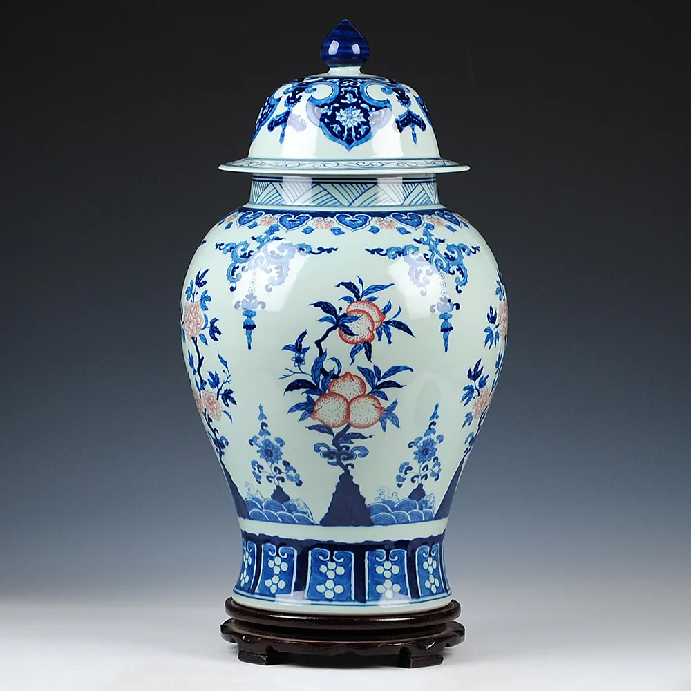 Jingdezhen глазурь антикварная Имбирная банка синяя и белая красная банка для хранения кастрюль для гостиной украшения фарфоровых керамических...
Jingdezhen глазурь антикварная Имбирная банка синяя и белая красная банка для хранения кастрюль для гостиной украшения фарфоровых керамических...