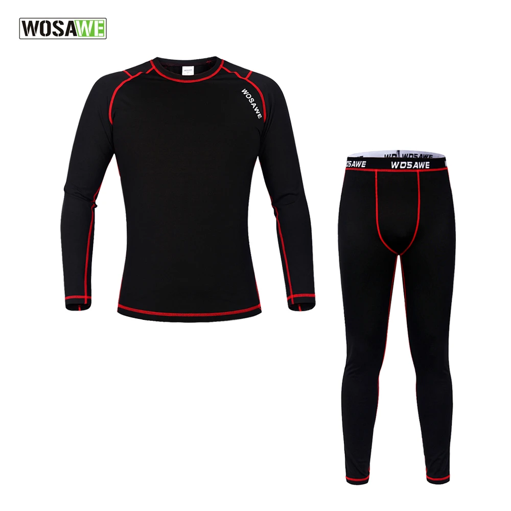 WOSAWE Winter Runing Tights Men Thermal Fleece Base Layer Compression Clothing Under Wear Cycling Bike Long Sleeve Jersey
WOSAWE Winter Runing Tights Men Thermal Fleece Base Layer Compression Clothing Under Wear Cycling Bike Long Sleeve Jersey
