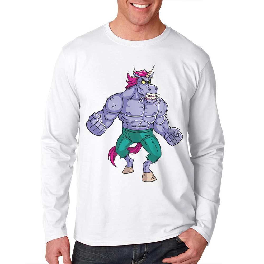 Mens T-Shirt Muscular Horse Unicorn Print Long Sleeve Cotton Man Clothing Tops Tee Hipster Funny Male Poleras Hombre Men Shirts
Mens T-Shirt Muscular Horse Unicorn Print Long Sleeve Cotton Man Clothing Tops Tee Hipster Funny Male Poleras Hombre Men Shirts