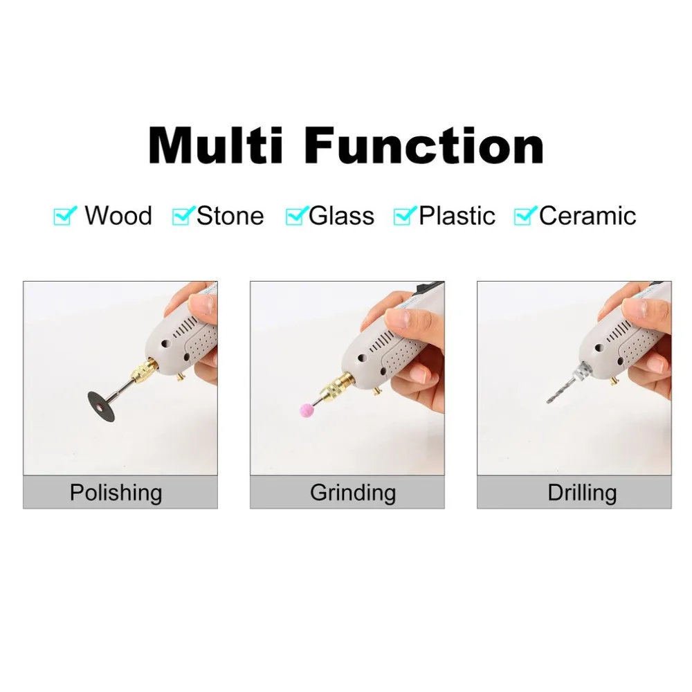 P500-1 12W Electric Drill Mini Grinder Set Drilling Engraving DIY Power Rotary Tool Kit Grinding Engraver Pen 8000r/min | Инструменты