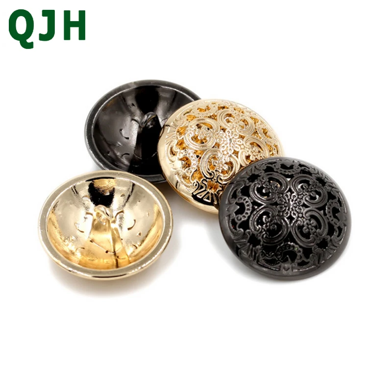 1pcs High-grade Gold & Black Vintage Metal Buttons DIY Hollow Botones For Sewing Coat Suit Sweater Garment Accessories
1pcs High-grade Gold & Black Vintage Metal Buttons DIY Hollow Botones For Sewing Coat Suit Sweater Garment Accessories