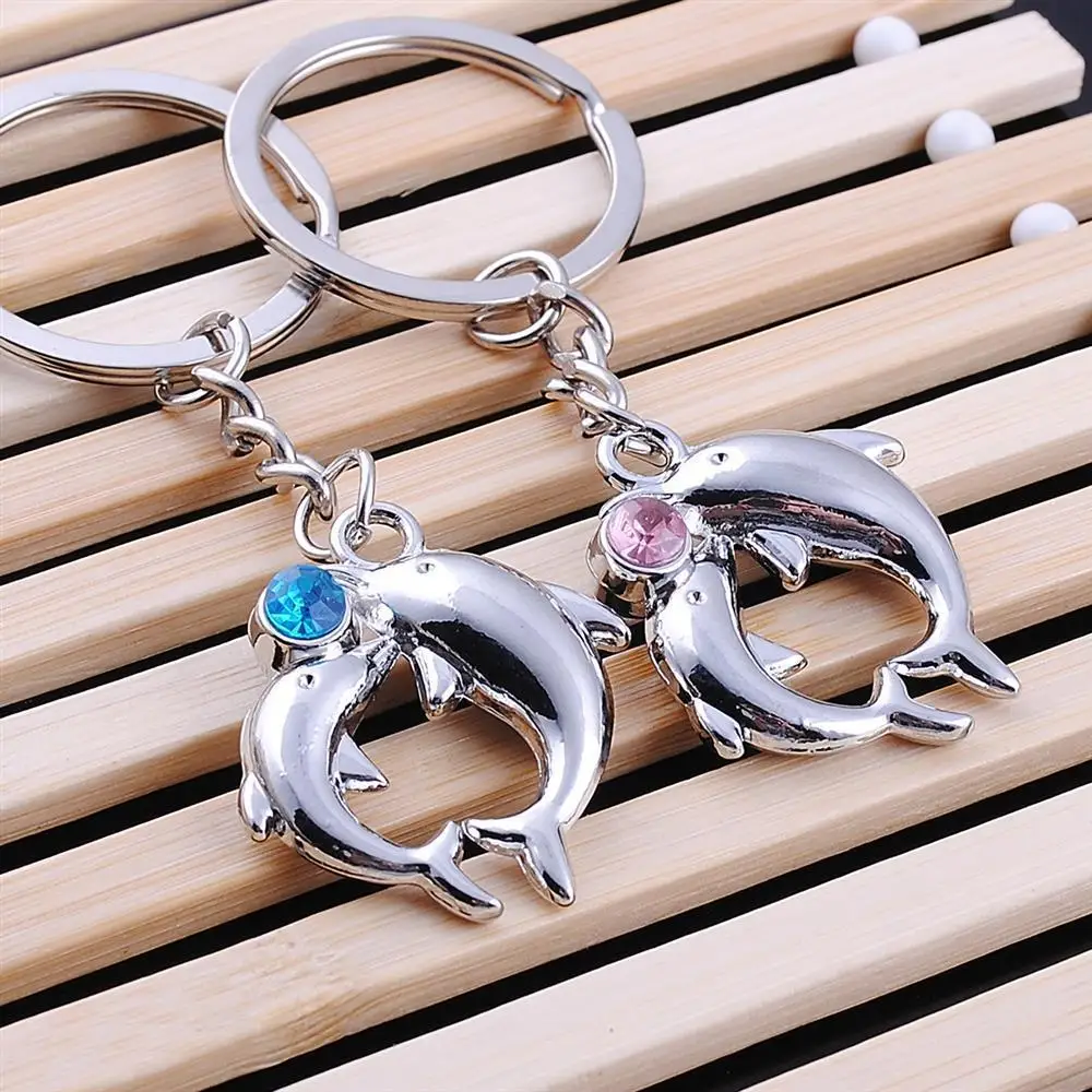 2 Pcs Couples Lovers Metal Key Chain Key Ring Dolphin Keychains Jewellry 2018 New Design Keychain for Lovers Couples
2 Pcs Couples Lovers Metal Key Chain Key Ring Dolphin Keychains Jewellry 2018 New Design Keychain for Lovers Couples