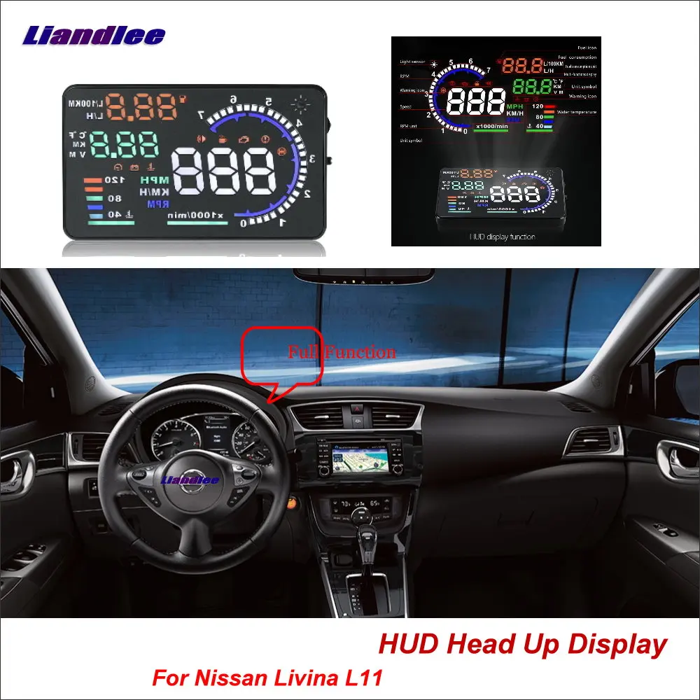 Liandlee автомобильный HUD Дисплей для Nissan Livina L11 2013-2018 цифровой спидометр расход топлива проектор детектор с экраном
Liandlee автомобильный HUD Дисплей для Nissan Livina L11 2013-2018 цифровой спидометр расход топлива проектор детектор с экраном