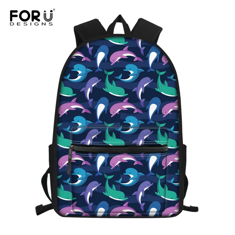 FORUDESIGNS Dolphin Kid Children Backpack Women Student School Bags for Teenage Girls Large Capacity Back Pack Daily Bagpack
FORUDESIGNS Dolphin Kid Children Backpack Women Student School Bags for Teenage Girls Large Capacity Back Pack Daily Bagpack