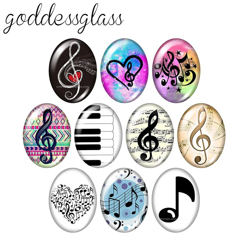 Music Note Piano Musical 10pcs mixed 13x18mm/18x25mm/30x40mm Oval photo glass cabochon demo flat back Making findings TB0025
Music Note Piano Musical 10pcs mixed 13x18mm/18x25mm/30x40mm Oval photo glass cabochon demo flat back Making findings TB0025