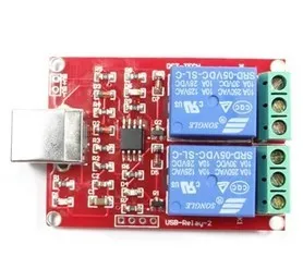 10pcs Free drive / usb control switch / 2- channel 5V Relay Module / Computer control switch
10pcs Free drive / usb control switch / 2- channel 5V Relay Module / Computer control switch