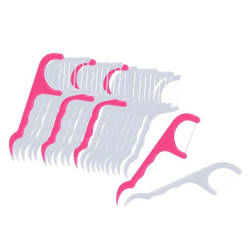 20Pcs/Pack Disposable Dental Floss Picks Sticks Interdental Brush Plastic Toothpick Cleaning Mouth Oral Care Hygiene 2 In 1
20Pcs/Pack Disposable Dental Floss Picks Sticks Interdental Brush Plastic Toothpick Cleaning Mouth Oral Care Hygiene 2 In 1
