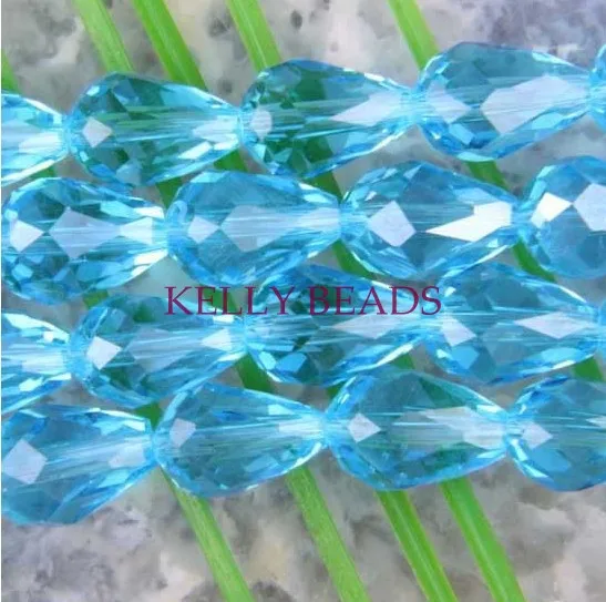 Wholesale 60pcs 8x11mm Exquisite Lake Blue Drop Water Droplets Faceted Glass Crystal Loose Beads With Free Shipping
Wholesale 60pcs 8x11mm Exquisite Lake Blue Drop Water Droplets Faceted Glass Crystal Loose Beads With Free Shipping