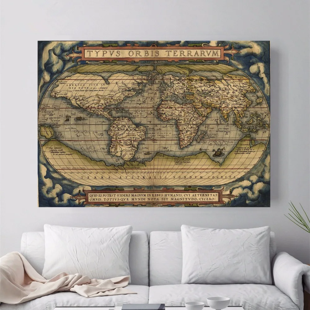 Old School World Map Canvas Art Print Painting Poster Wall Picture For Living Room Home Decorative Bedroom Decor No Frame
Old School World Map Canvas Art Print Painting Poster Wall Picture For Living Room Home Decorative Bedroom Decor No Frame