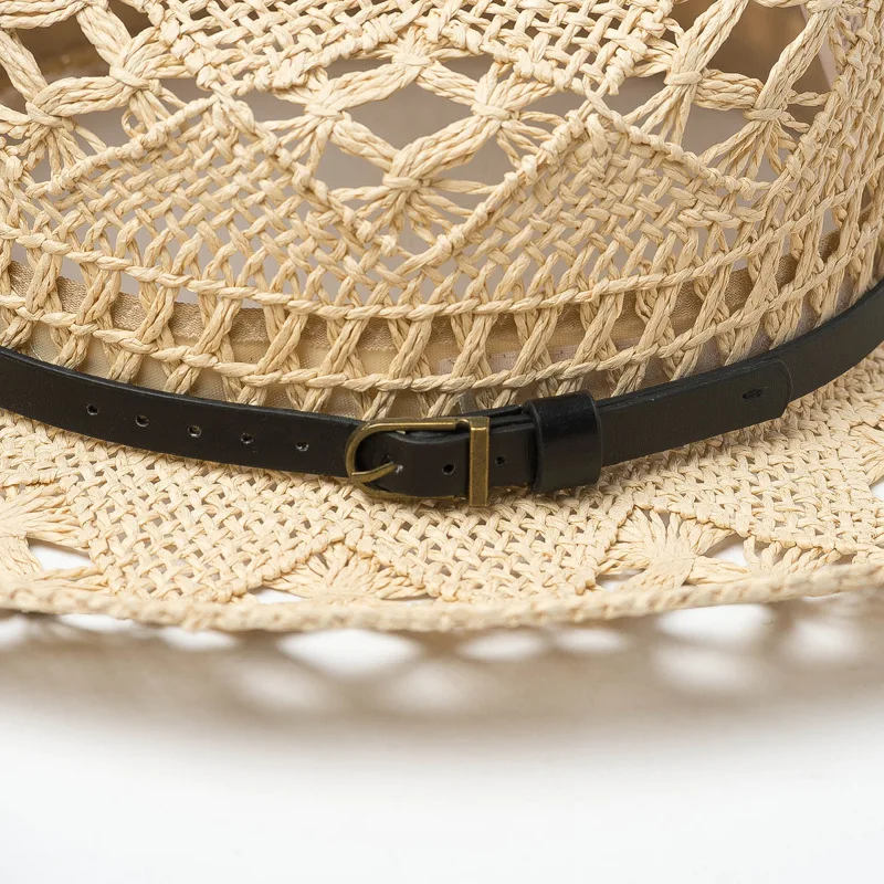 2019 High Fashion Hats Sun woman Hats Outdoor Western Hollow paper grass Belt decoration Cowboy Hat Summer Men Straw Hat
2019 High Fashion Hats Sun woman Hats Outdoor Western Hollow paper grass Belt decoration Cowboy Hat Summer Men Straw Hat