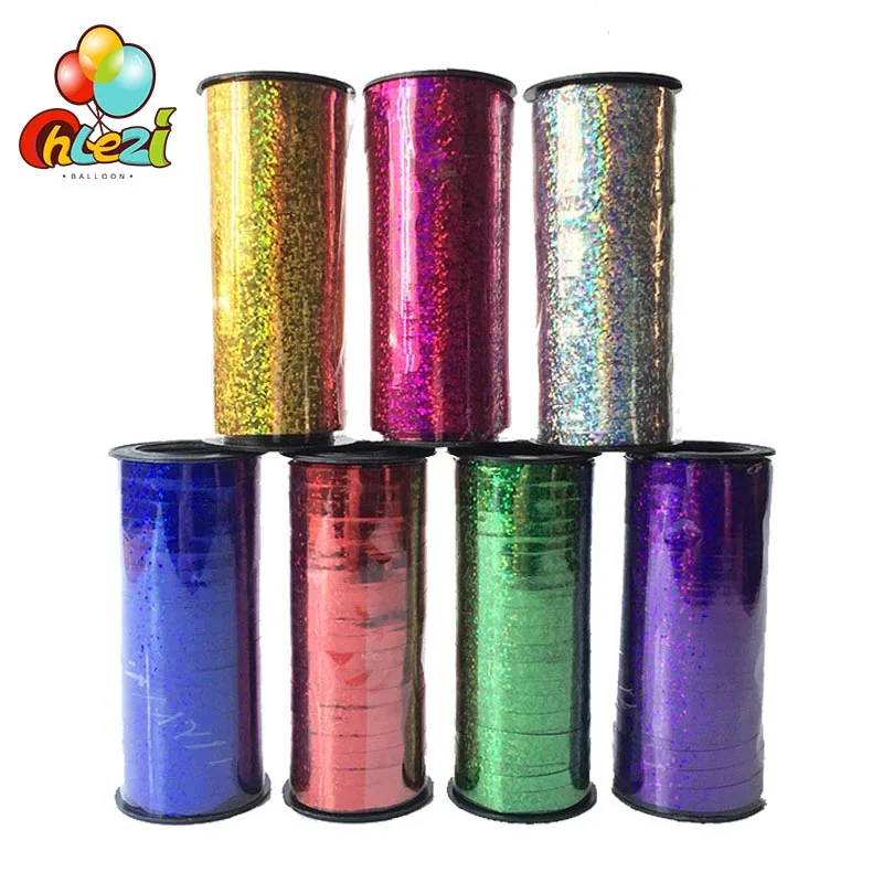 100 yards Laser Satin Ribbon Curling Ribbon Roll Happy birthday decoration wedding party supplies shiny ribbons Golden silver
100 yards Laser Satin Ribbon Curling Ribbon Roll Happy birthday decoration wedding party supplies shiny ribbons Golden silver
