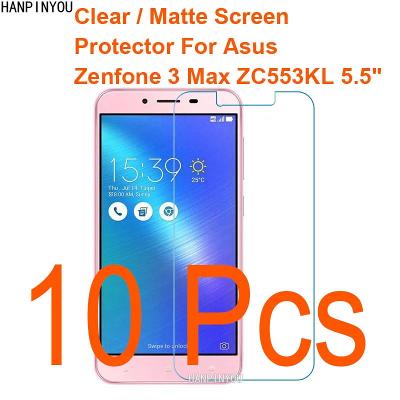 10 Pcs/Lot For Asus Zenfone 3 Max ZC553KL 5.5" HD Clear/Anti-Glare Matte Screen Protector Protective Film (Not Tempered Glass)
10 Pcs/Lot For Asus Zenfone 3 Max ZC553KL 5.5" HD Clear/Anti-Glare Matte Screen Protector Protective Film (Not Tempered Glass)
