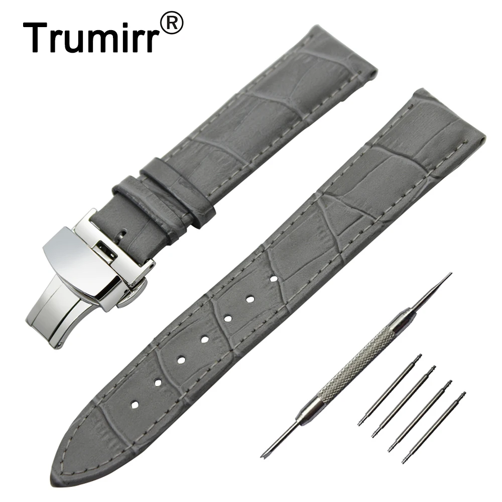 18mm 19mm 20mm 21mm 22mm 24mm Genuine Leather Watch Band for Armani Stainless Butterfly Buckle Strap Wrist Belt Bracelet
18mm 19mm 20mm 21mm 22mm 24mm Genuine Leather Watch Band for Armani Stainless Butterfly Buckle Strap Wrist Belt Bracelet