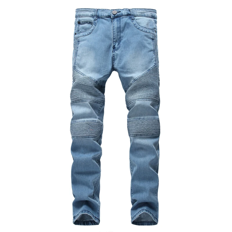2017 Fashion Men's Fold 28 29 Jeans Locomotive Stretch Slim Big Slim Pants Light Blue Jeans 42 44
2017 Fashion Men's Fold 28 29 Jeans Locomotive Stretch Slim Big Slim Pants Light Blue Jeans 42 44