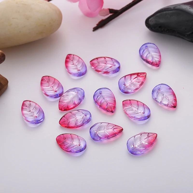 Fashion 11*18mm Transparent Czech Crystal Bead Leaf-Shaped Glass Beads Diy Handcraft Headwear Material Jewelry Accessories 5pcs
Fashion 11*18mm Transparent Czech Crystal Bead Leaf-Shaped Glass Beads Diy Handcraft Headwear Material Jewelry Accessories 5pcs
