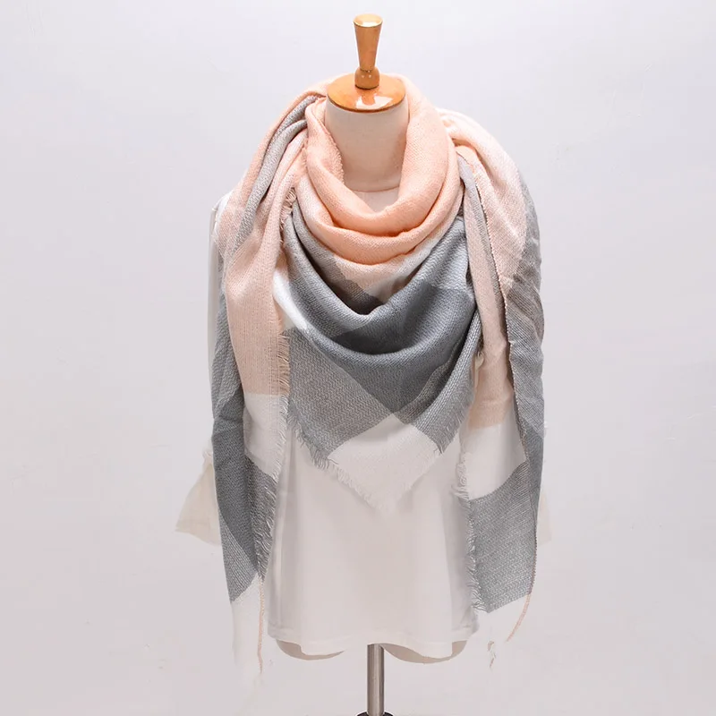 Winter Triangle Scarf For Women Brand Designer Shawl Cashmere Plaid Scarves Blanket Wholesale Dropshipping S027-style 13
Winter Triangle Scarf For Women Brand Designer Shawl Cashmere Plaid Scarves Blanket Wholesale Dropshipping S027-style 13