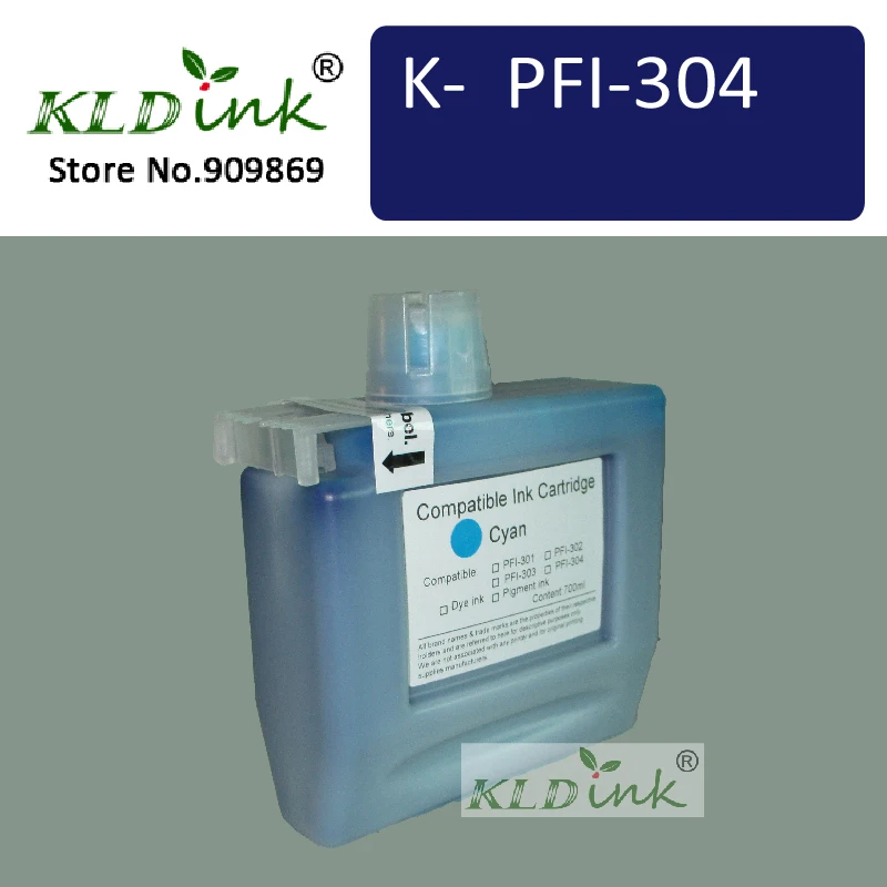 KLDINK-PFI-306C чернильный картридж Cyan (PFI304/PFI-306/6658B001 чернила) чернильные картриджи для imagePROGRAF iPF9400 принтера
KLDINK-PFI-306C чернильный картридж Cyan (PFI304/PFI-306/6658B001 чернила) чернильные картриджи для imagePROGRAF iPF9400 принтера