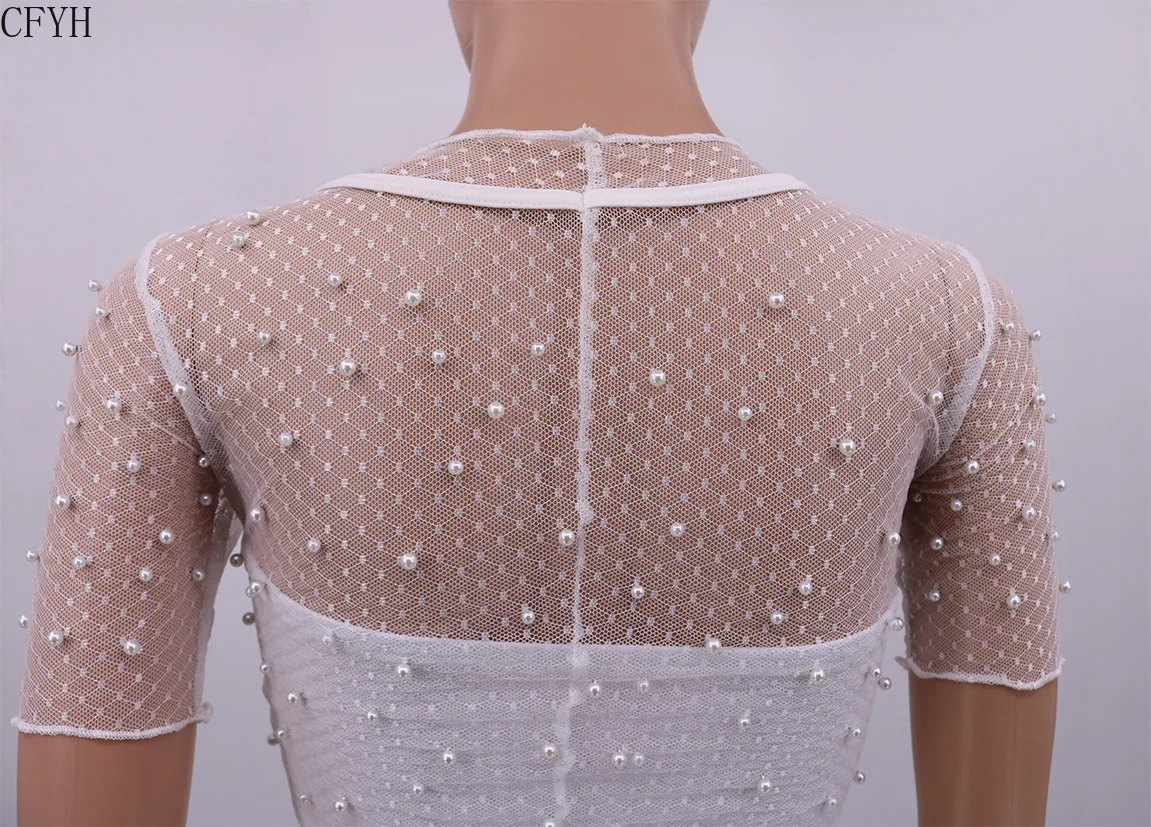 Women New Summer Lace See Though Pearls Beading Short Sleeve O-neck Bodycon Sexy Party Club Midi Mini Dress 3pcs Set
Women New Summer Lace See Though Pearls Beading Short Sleeve O-neck Bodycon Sexy Party Club Midi Mini Dress 3pcs Set