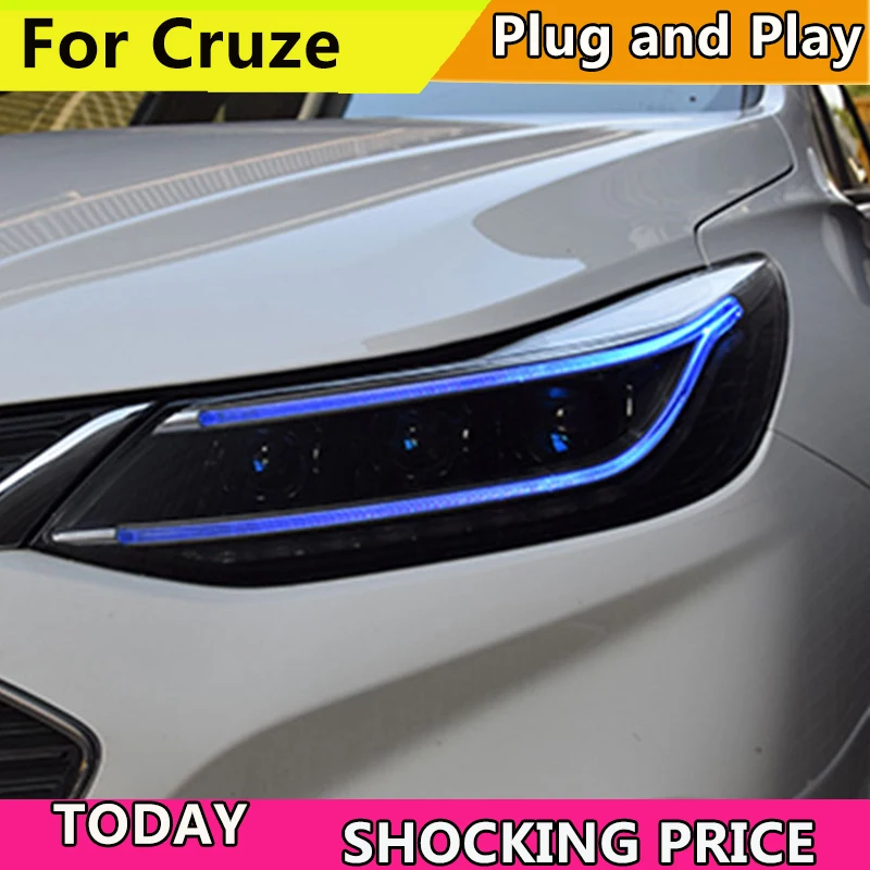 doxa Car Styling Head Lamp for New Chevrolet Cruze Headlights 2017-2018 LED Headlight DRL Q5 Bi Xenon Lens High Low Beam Parking
doxa Car Styling Head Lamp for New Chevrolet Cruze Headlights 2017-2018 LED Headlight DRL Q5 Bi Xenon Lens High Low Beam Parking
