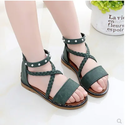 NEW Hot Summer Fashion Children Zipper High Sandals Girls Leather Soft Bottom Roman Kids Princess Shoes Beach
NEW Hot Summer Fashion Children Zipper High Sandals Girls Leather Soft Bottom Roman Kids Princess Shoes Beach