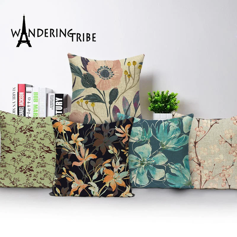 Vintage Decorative Cushion Covers Floral Pillow Green Cushions Cover Custom Pillow Case 45 * 45 Quality Throw Pillow Covers
Vintage Decorative Cushion Covers Floral Pillow Green Cushions Cover Custom Pillow Case 45 * 45 Quality Throw Pillow Covers
