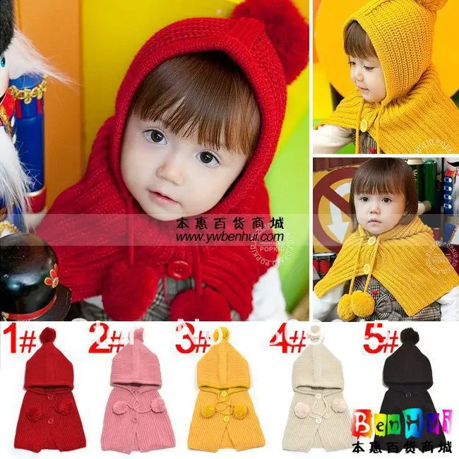Winter warm knitted hats for boy/girl/kits hats infants caps beanine for chilldren Ear protection-Cape conjoined capMZ0603-10pcs
Winter warm knitted hats for boy/girl/kits hats infants caps beanine for chilldren Ear protection-Cape conjoined capMZ0603-10pcs