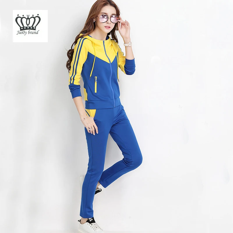 Spring/Fall Female Sporting Suits Ladies Slim 2 Pieces Sets Cotton Women Hooded Zipper Tops and Long Pants Female Tracks
Spring/Fall Female Sporting Suits Ladies Slim 2 Pieces Sets Cotton Women Hooded Zipper Tops and Long Pants Female Tracks