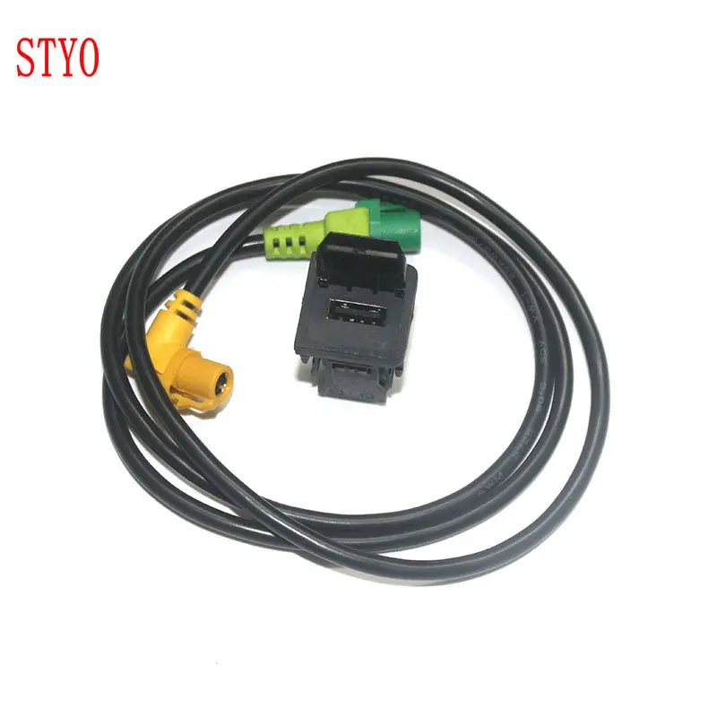 STYO Car RCD510 RNS315 Cable + USB Connector Interface For VW Golf MK6 VI JEETA MK5 5KD 035 726 A
STYO Car RCD510 RNS315 Cable + USB Connector Interface For VW Golf MK6 VI JEETA MK5 5KD 035 726 A