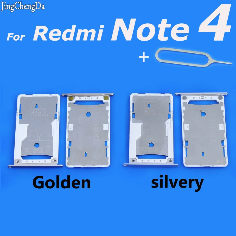 JCD Micro Sim Card Tray For Xiaomi Redmi Note 4 SD Memory Card Slot Holder Tray Replacement Parts Golden/silvery
JCD Micro Sim Card Tray For Xiaomi Redmi Note 4 SD Memory Card Slot Holder Tray Replacement Parts Golden/silvery